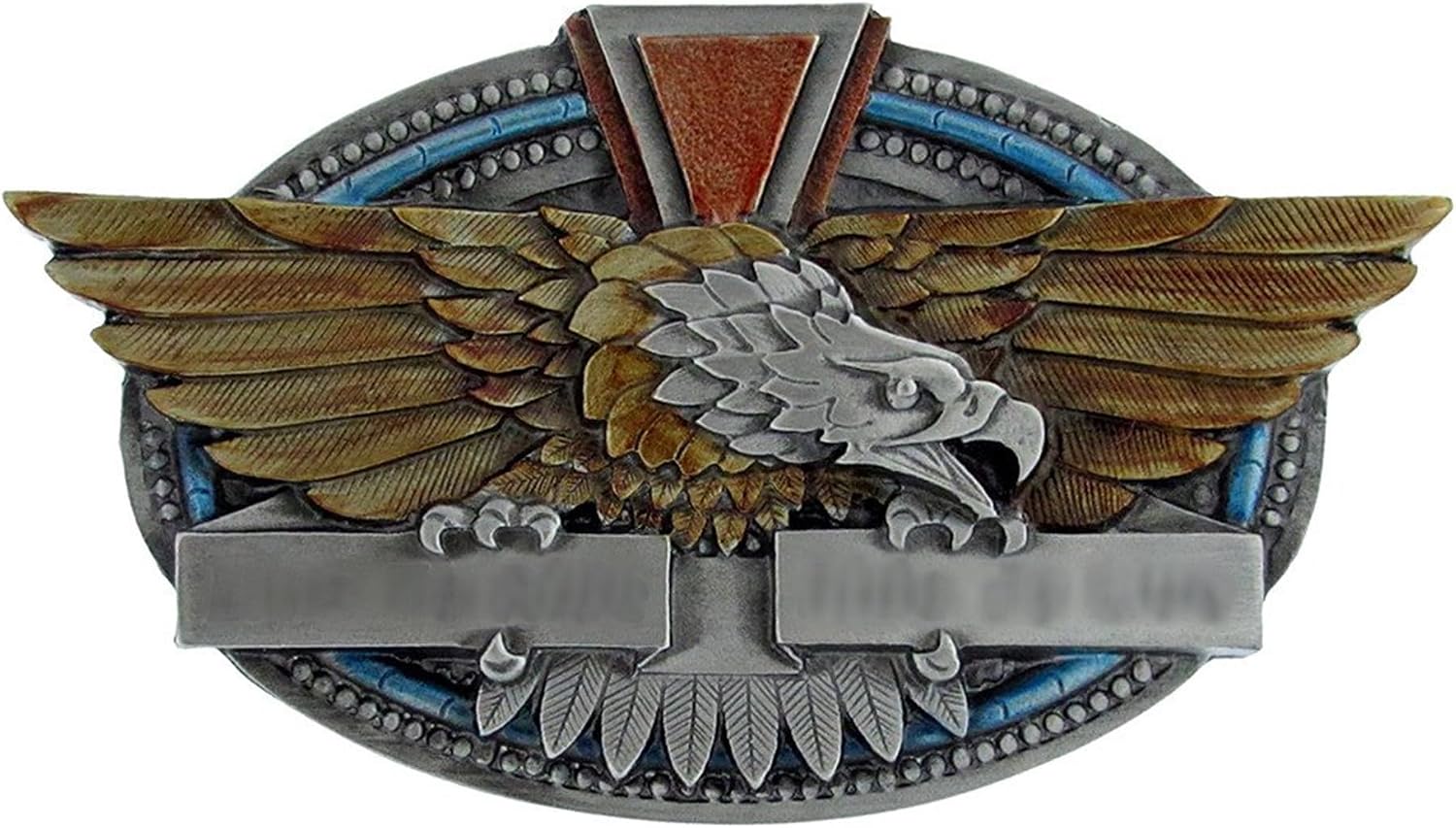 Western Express Live to Ride Fierce Eagle Belt Buckle