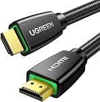UGREEN 4K HDMI 2.0 Cable Braided High Speed Cord 18Gbps with Ethernet Support 4K 60HZ 3D 1080P Audio Return Compatible for Switch, PS5 PS4, PS3, TV Box, HDTV - 1.5 Feet