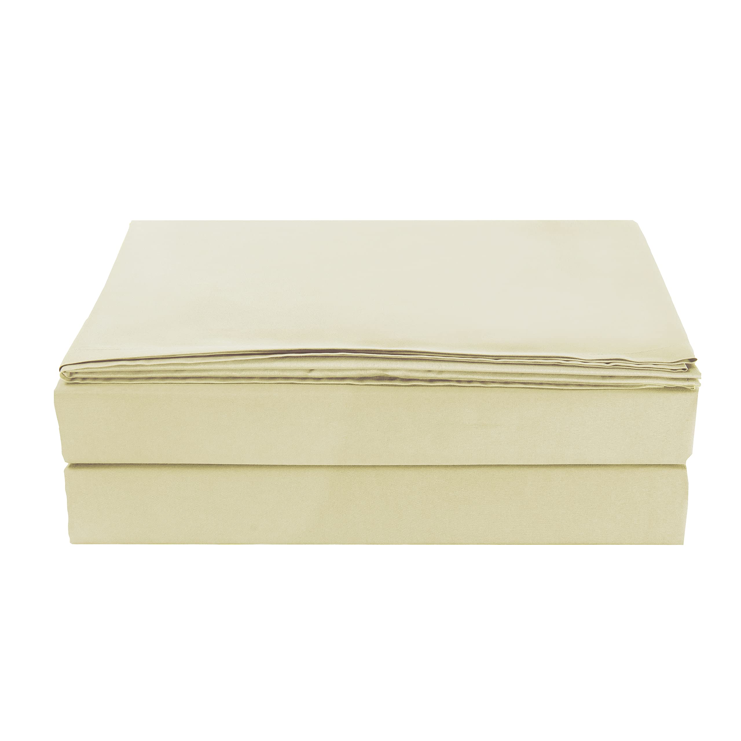 Drap Plat En Microfibre Brossée Sonia Moer - 180x270cm, Hypoallergénique, Sans Repassage, Lavande