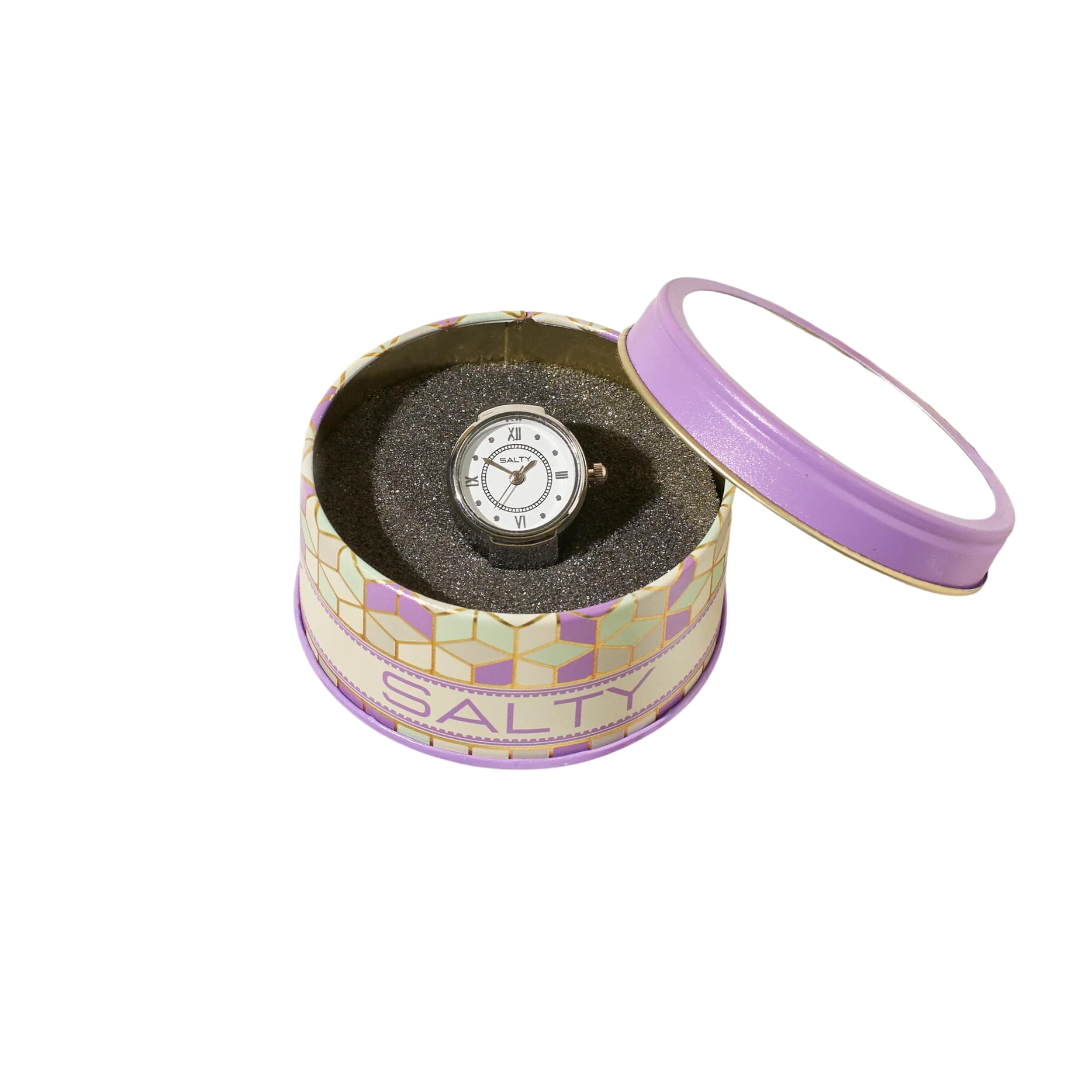 Anti Tarnish Finger Ring Watch for Women | Mini Clock | Adjustable Fancy Jewellery Design | Latest Fashion Accessories for Girls | Minimal Jewelry | Ideal for Gifting