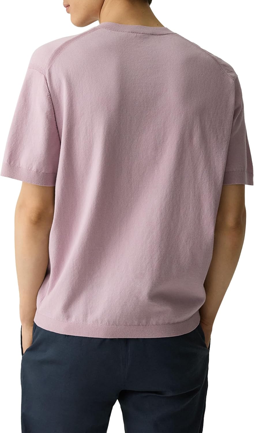 Theory Men's Relax Short Sleeve Crew Neck in Cotton Light Twist - Image 3