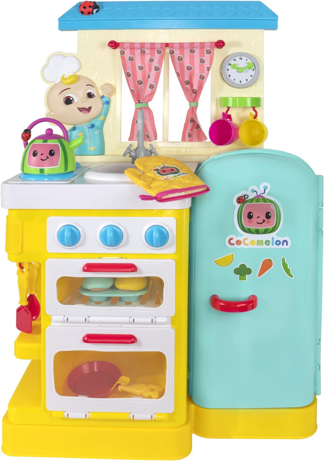 Deluxe Feature Roleplay, Little Kitchen - Includes Interactive Kitchen Accessories - Toys for Kids and Preschoolers