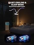 IDEALHOUSE 3-in-1 Portable Air Conditioner, 10,000 BTU, Quiet 50dB AC Unit with Cooling, Fan & Dehumidifier, Remote, 24H Timer, Easy Window Kit, Cools Up to 450 Sq.Ft – Ideal for Bedroom, Office, Home