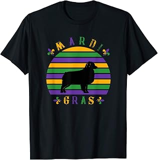 Australian Shepherd Mardi Gras Pet Dog Lover Mom Women Gift T-Shirt