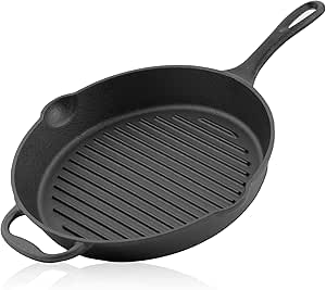 BBQ-Toro Gietijzeren raclettepannetjes (6 stuks), 12,5 x 18 cm, al