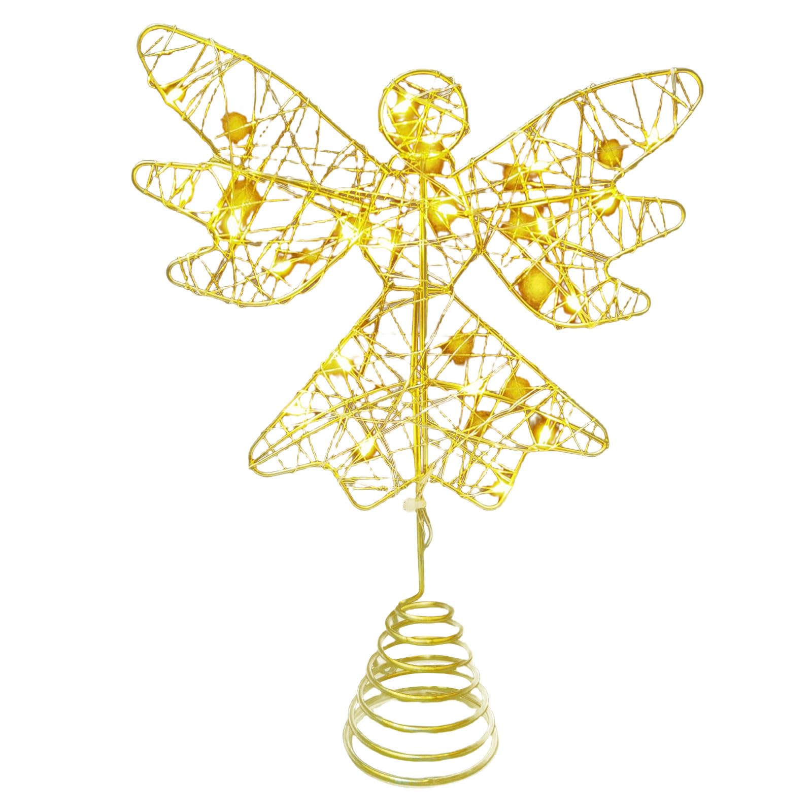 Kalttoy Festives Lamp with LED Lights Stylish Christmas Tree Ornament Toppers Hanging Ornament Indoor and Outdoor Decoration Christmas Accessory