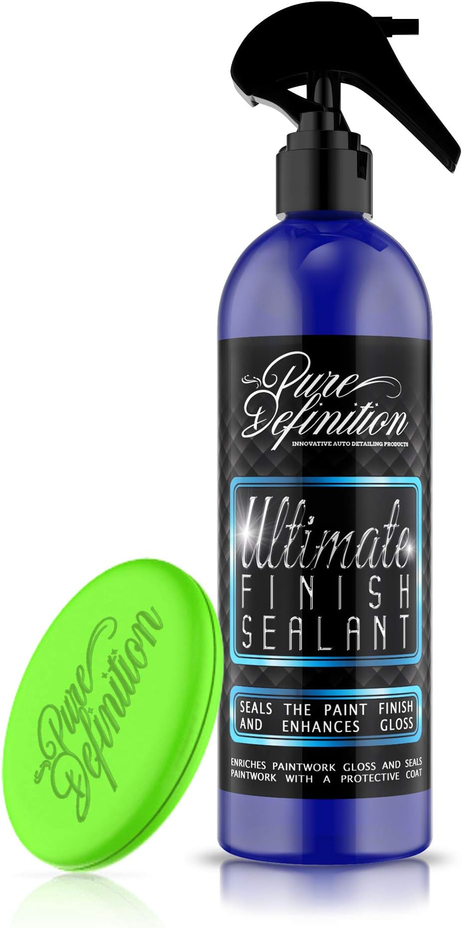 Pure Definition Car Sealant Spray Wax, Ultimate Paintwork Protection, High Gloss Carnauba Finish Detailing Coating, Protects Paint For Months