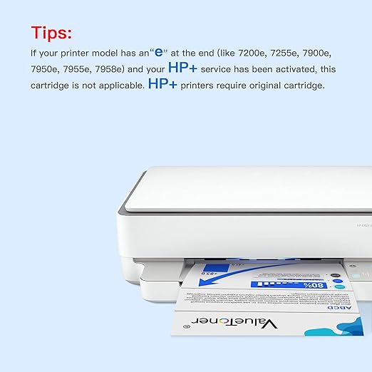 ValueToner Remanufactured Ink Cartridge Replacement for HP 64XL Ink Cartridge Combo Pack 64 XL for Envy Photo 7855 7858 7800 7100 7155 6255 7164 Inspire 7255e 7955e 7958e 7900e Tango (Black, Color) thumbnail 4