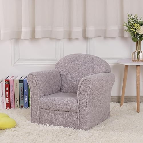 Miniatura 11 de AFBKSS&BB Sofá para niños, silla con reposabrazos para niños, muebles para niños de construcción de madera resistente, sofá para niños en edad