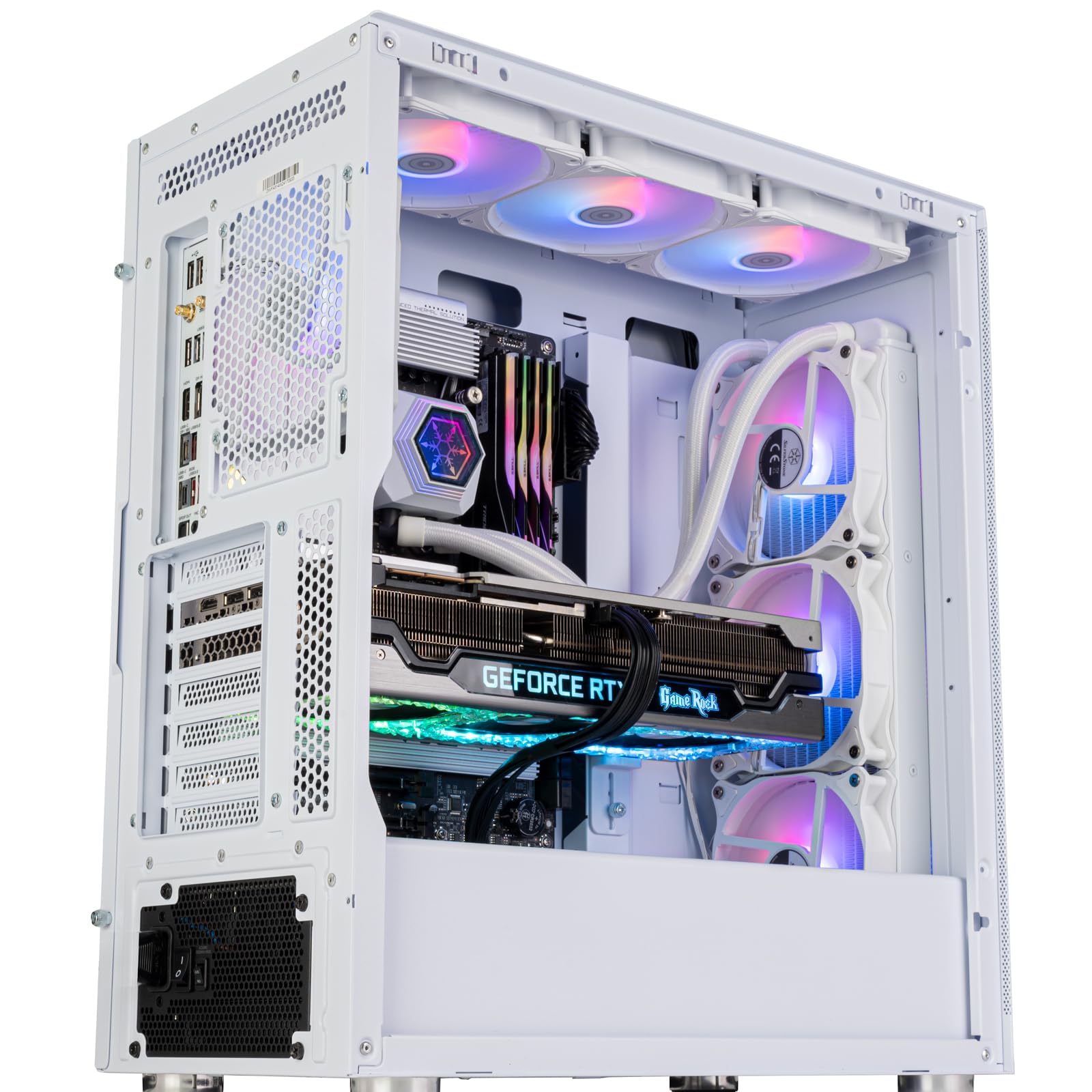 Silverstone Technology FARA 514X (weiß, Tempered Glass)