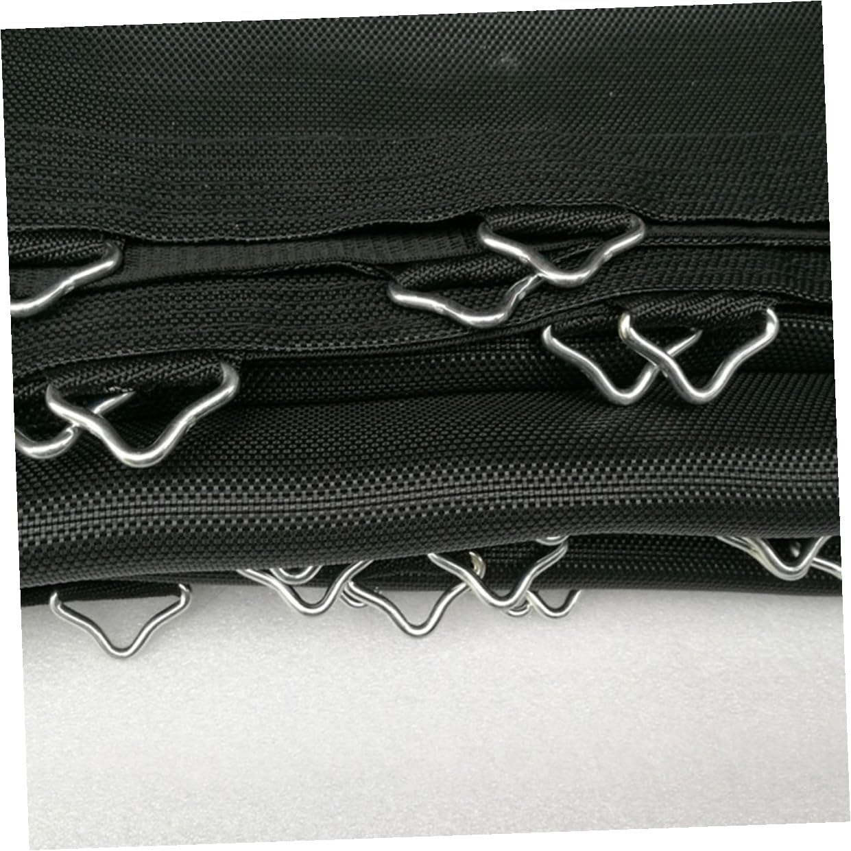 50 Sets Portable Trampoline Replacement Parts Iron Triangle Buckles Secure Trampoline Accessory Easy to Install for Stable Netting Connection