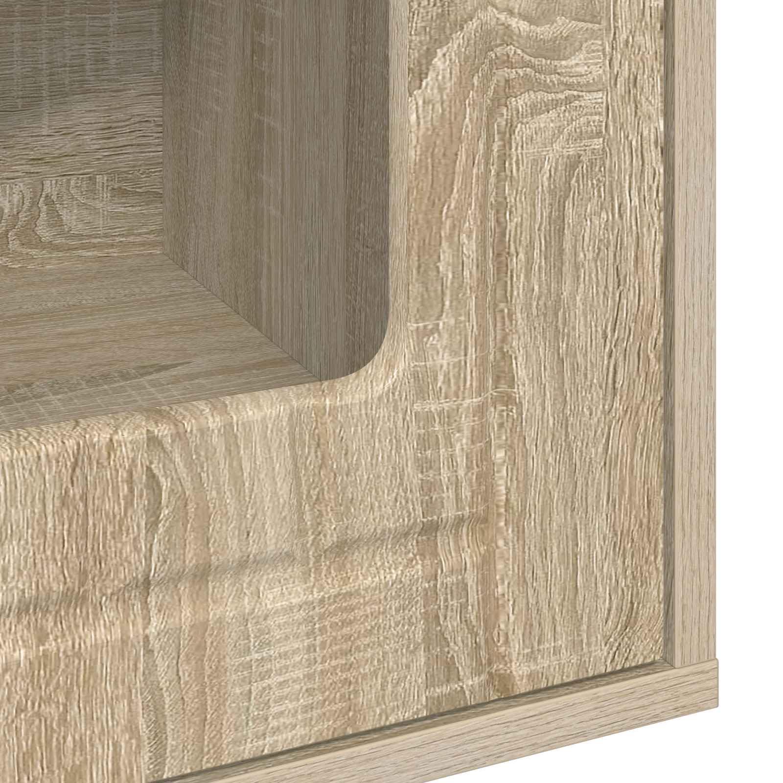 Katzenhaus Sonoma 53 x 52 x 62 cm Holzwerkstoff Katzenhöhle | Modernes Katzenhaus für das Wohnzimmer. Stabiler Rückzugsort aus Holzwerkstoff mit bis zu 60 kg Tragkraft.