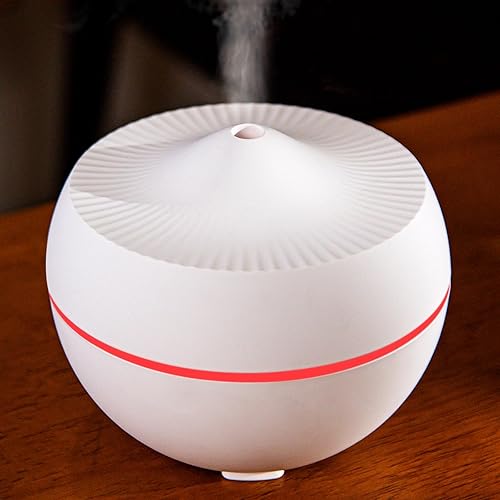 Difusor de aceite esencial, humidificador silencioso de alta calidad, difusor de aroma de fragancia natural para el hogar con 7 luces LED que