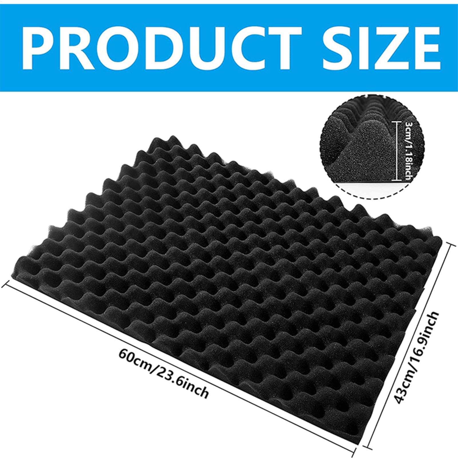 Coussin anti-gouttes pour fenêtre – Coussin en mousse amovible avec dos magnétique puissant | Réducteur de bruit, tampon supérieur pour arrêter les chutes sonores