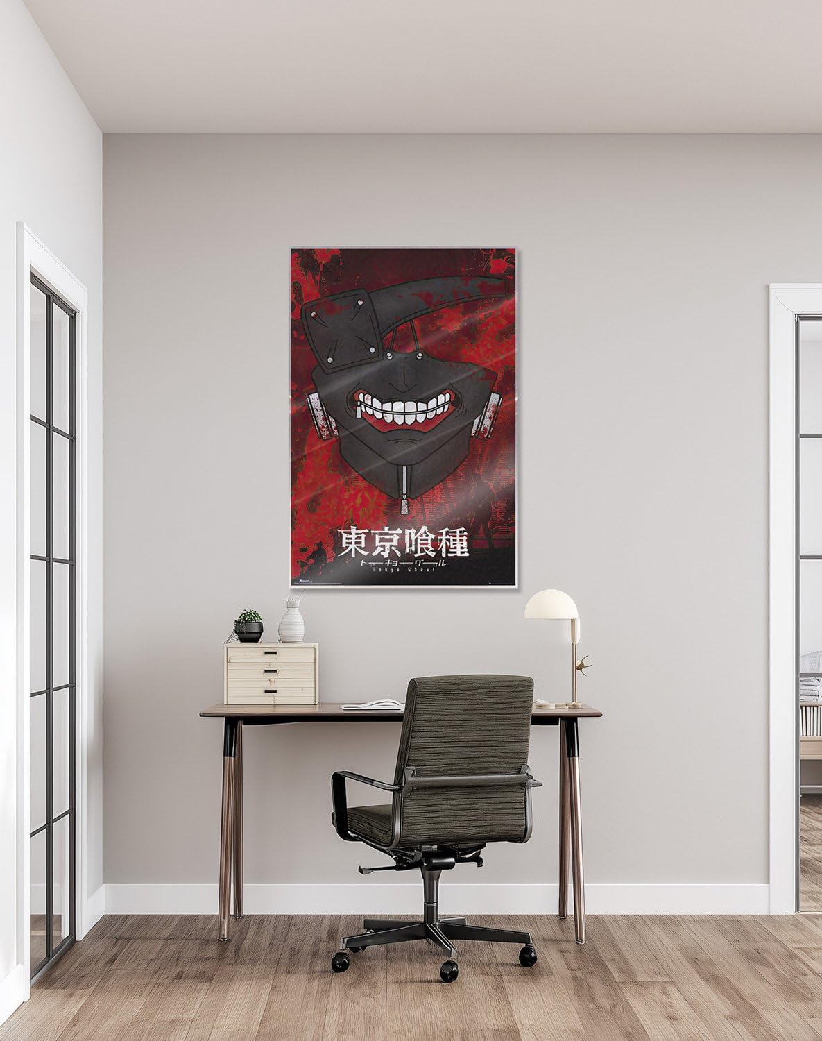 Tokyo Ghoul - Anime TV Show Poster (Smile) (Size: 24" x 36") (Laminated Poster & Strips)