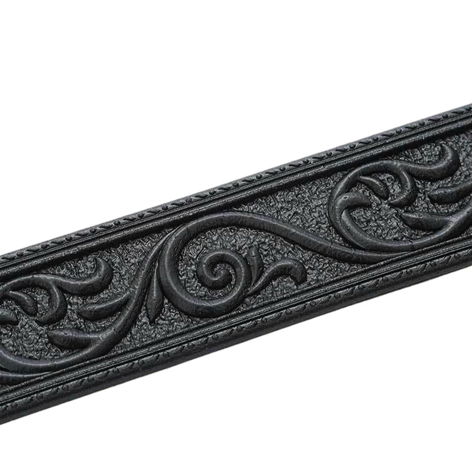 Yxinaer 230Cm X 5Cm X 4Mm-01 Dado Rail Self Adhesive Foam Wall Edge Strip Stickers Self Adhesive Waterproof Baseboard Corner Waist Line Sticker Border Home Decor(230Cm X 5Cm X 4Mm-01)