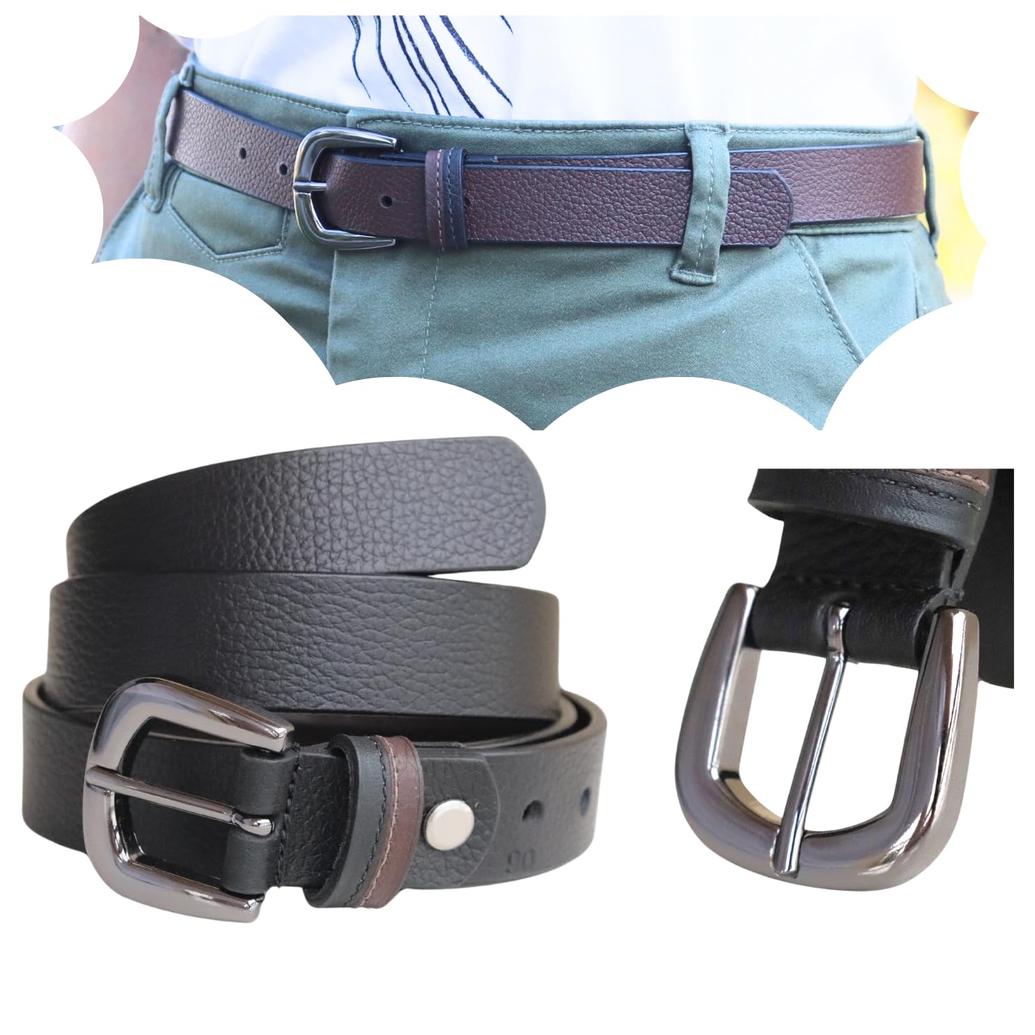 Cinto Feminino Dupla Face Couro Legítimo em promoção! Veja a oferta e mais achadinhos de Cintos & Lenços 2 Hoje é o melhor dia para comprar Cinto Feminino Dupla Face Couro Legítimo com aquele preço maroto! Promoção! Aproveite a oferta! 2