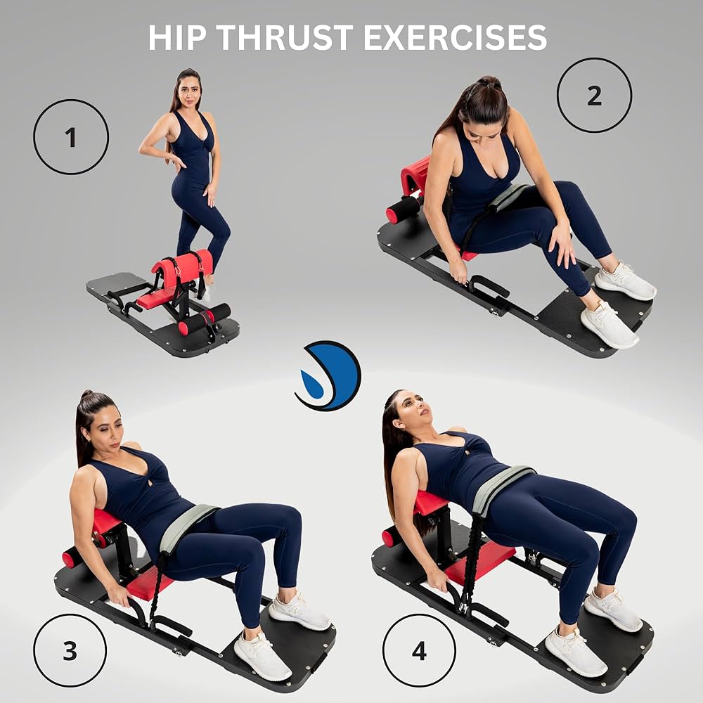 Hip Standing Bridge Exercise Standing Hip Thrust Machine – Premium Plate Loaded Glute Training