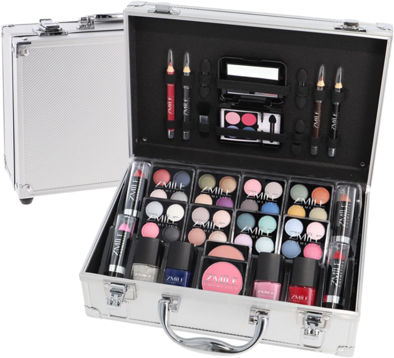 ZMILE COSMETICS Everybodys Darling Cosmetic Case Vegan Cosmetics with Make-Up - Make-Up Set for On the Go, for Traveling and as a Gift