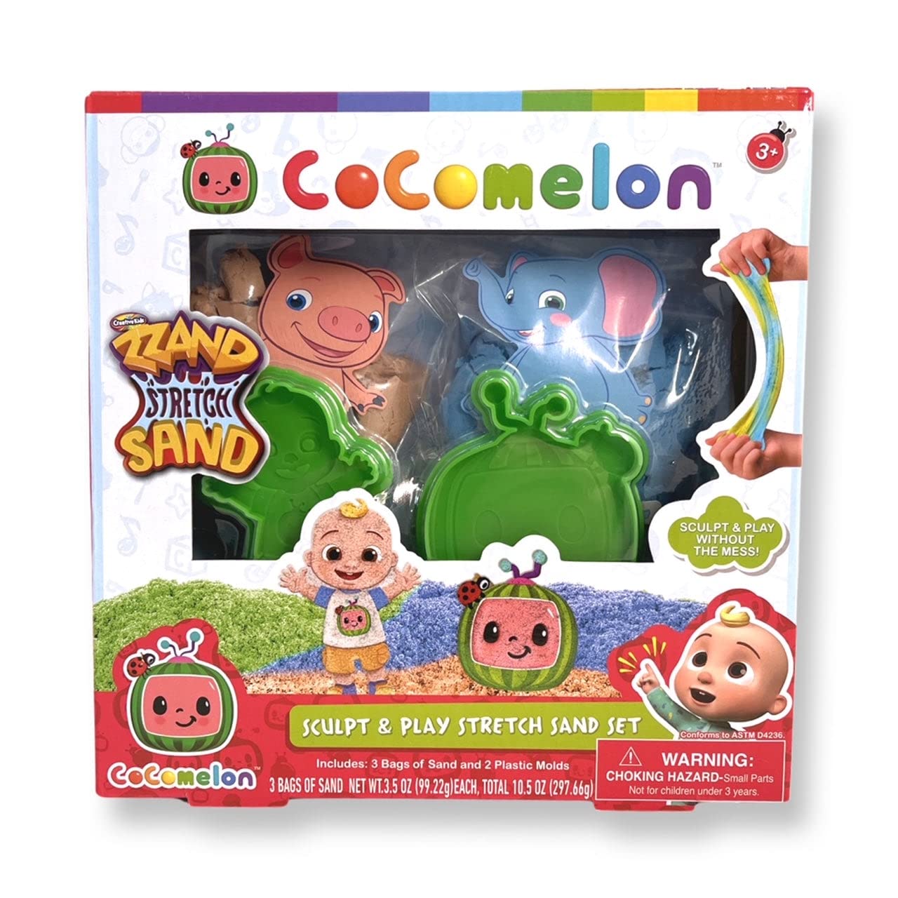 CoComelonSculpt & Play Stretch Sand Set