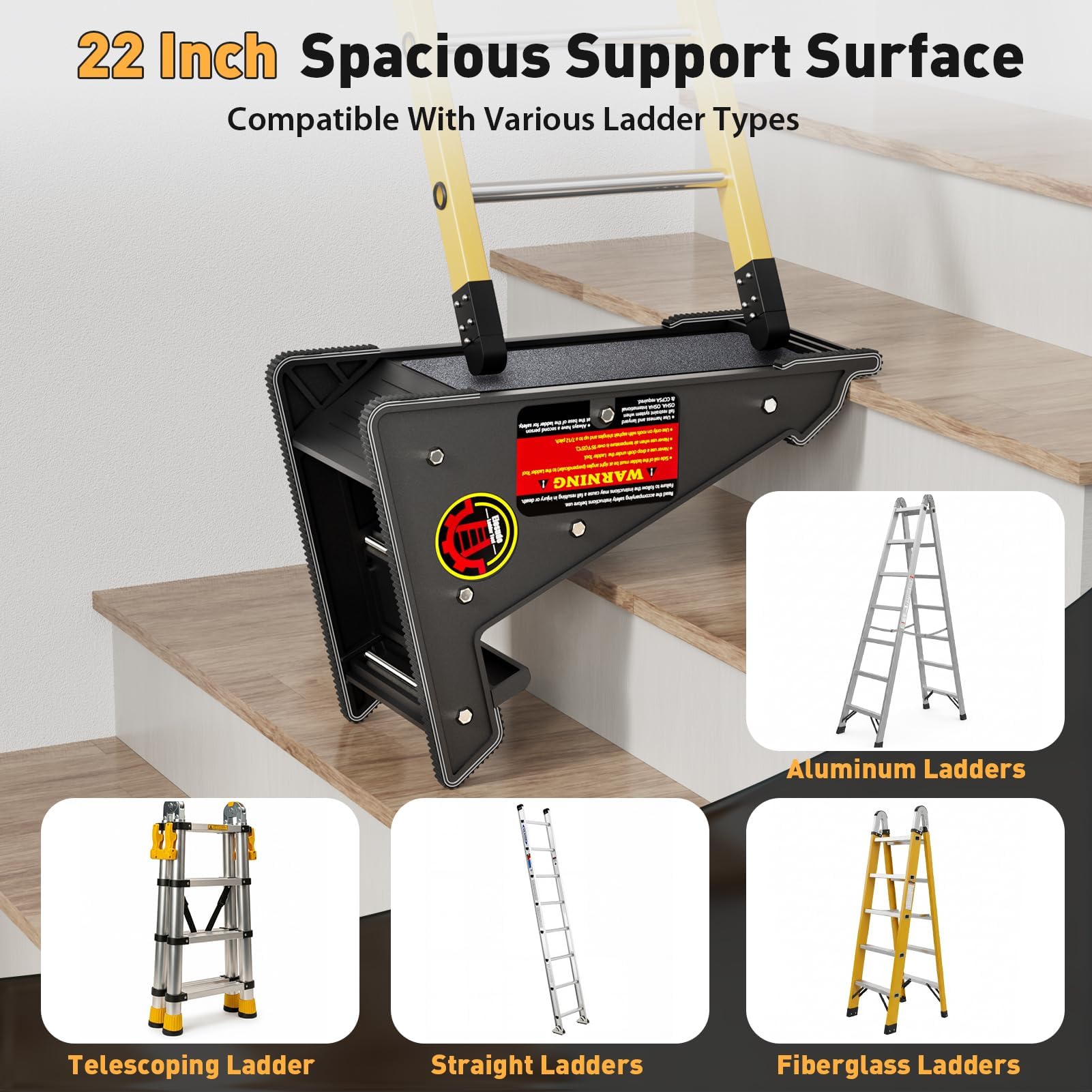 Ladder Leveler,Roof Leveler Tool, Ladder Stabilizer,Roof Leveling Tool,Stable Platform for Uneven Surface