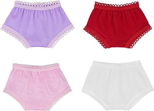 Miniatura 4 de K.T.Fancy 8 paquetes de pañales para muñecas de muñeca para muñecas de 35 a 17.7in, muñeca de niña