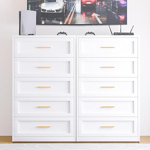 Miniatura 42 de Cómoda de metal con 4 cajones, cómoda para dormitorio, armario de almacenamiento con 4 cajones, aparador para entrada, sala de estar, industrial