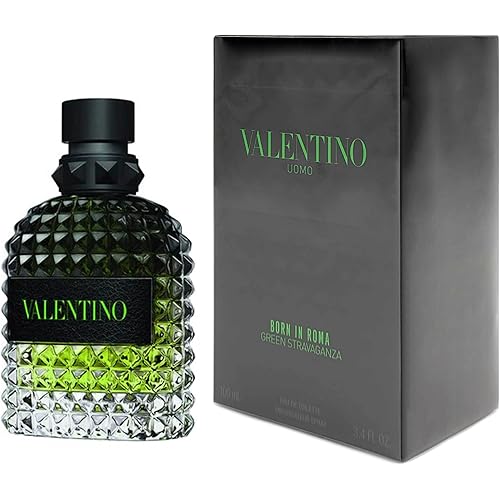 Valentino Uomo Born In Roma Green Stravaganza by Valentino for Men - 3.4 oz EDT Spray