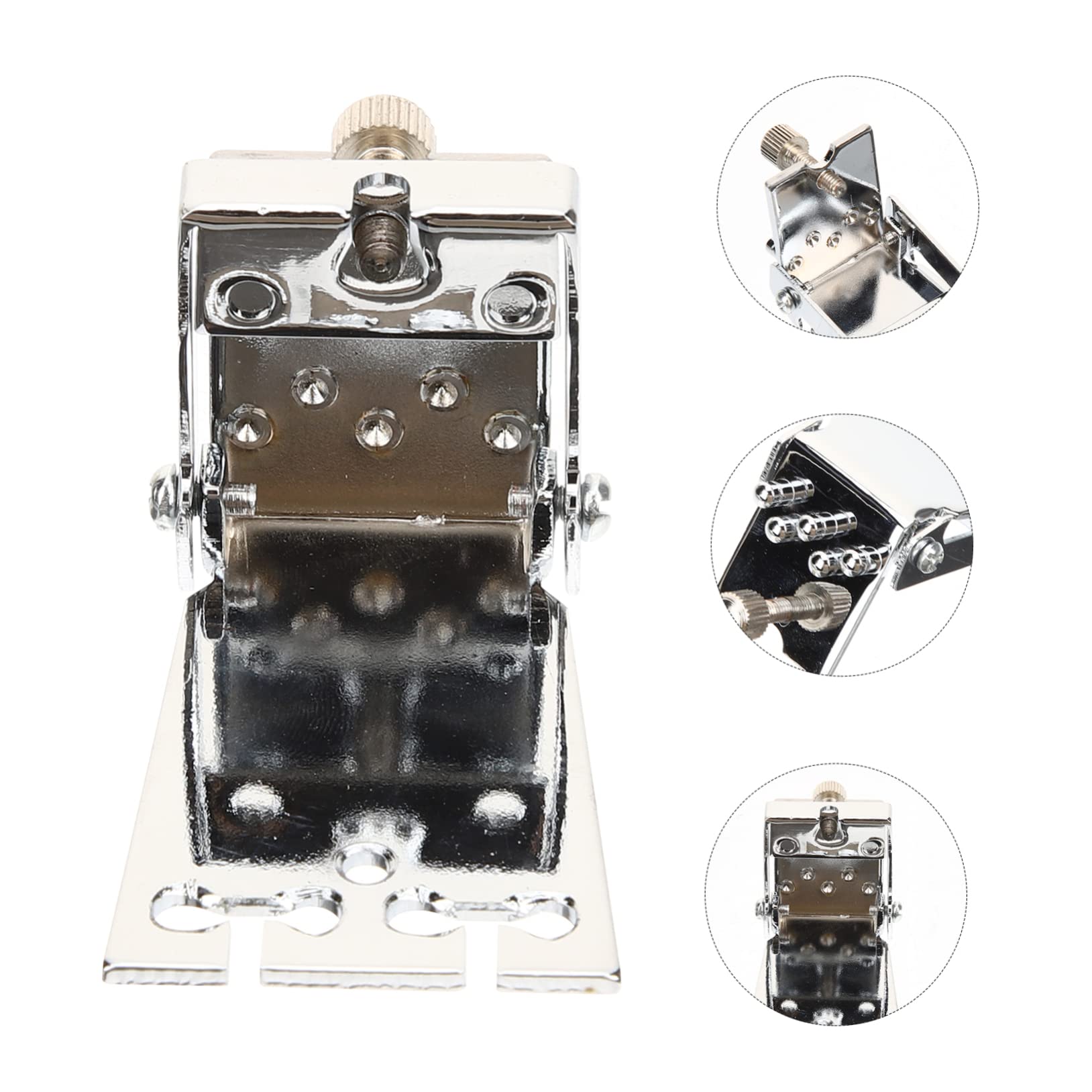 Toyvian 3stücke Metal Banjo Tailpiece Saiter Banjo Zubehör Langebige Und Korrosionsbeständige Konstruktion Installieren Silberne Ausführung
