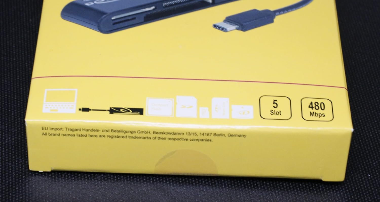 Card Reader USB 2.0-C Male -> 5 Slots