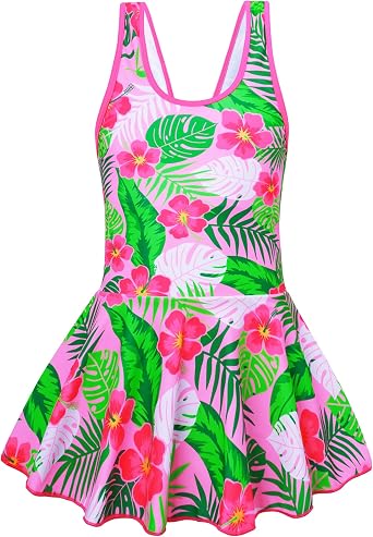 Girls One Piece Unicorn Swimsuit Mermaid Swimwear Rainbow Bathing Suit