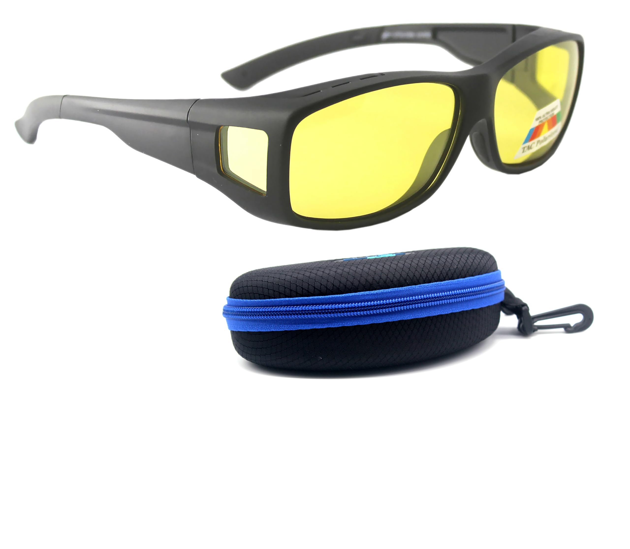 BLUE CUT Fit Over Polarized Sunglasses Solar Shield Sunglasses To Wear Over Glasses