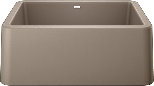 Vista 102 de Blanco Ikon Silgranit - Fregadero de cocina, 27x19x9, negro carbón