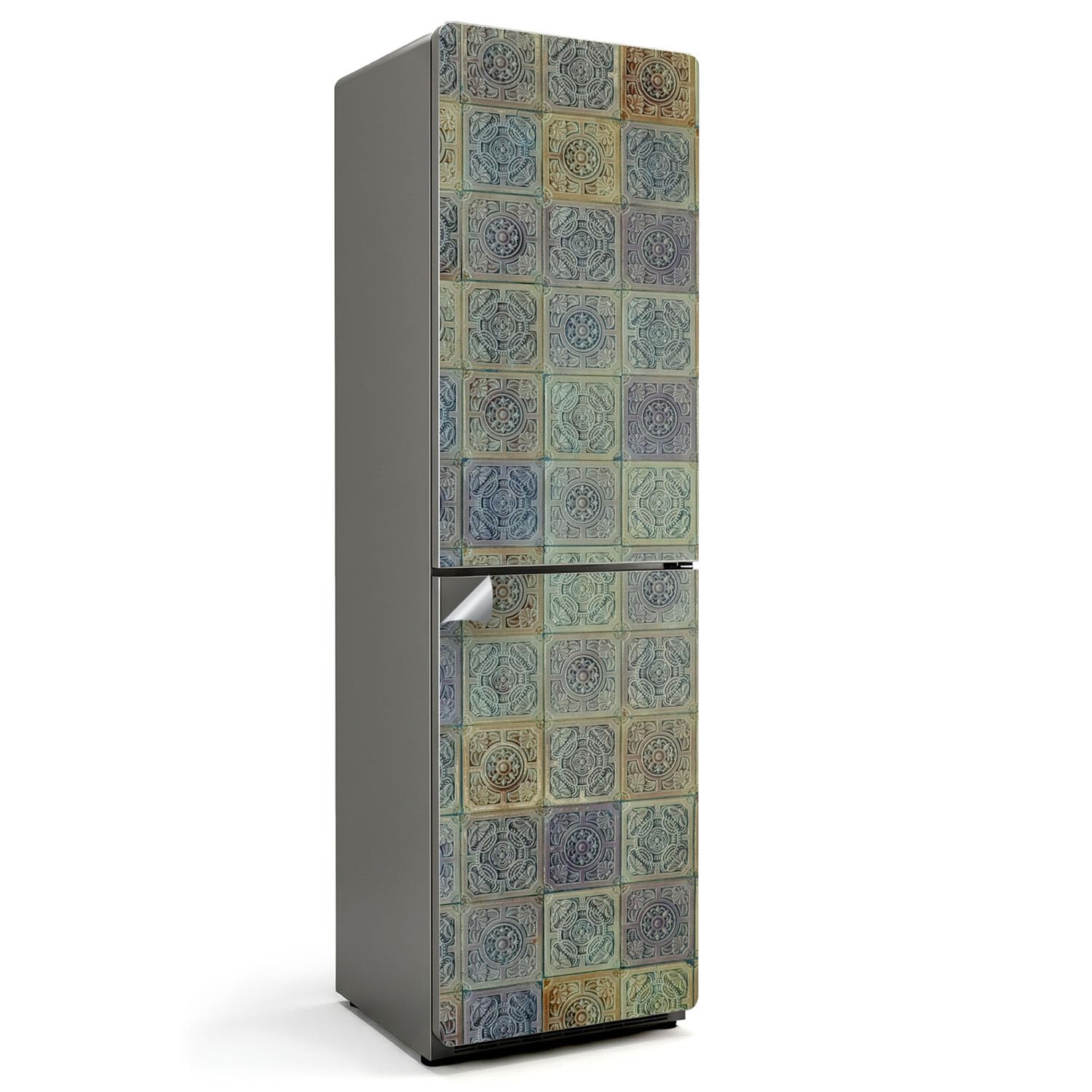 Sticker Réfrigérateur Anti-Dégâts Adhésif Mosaïque 60x205