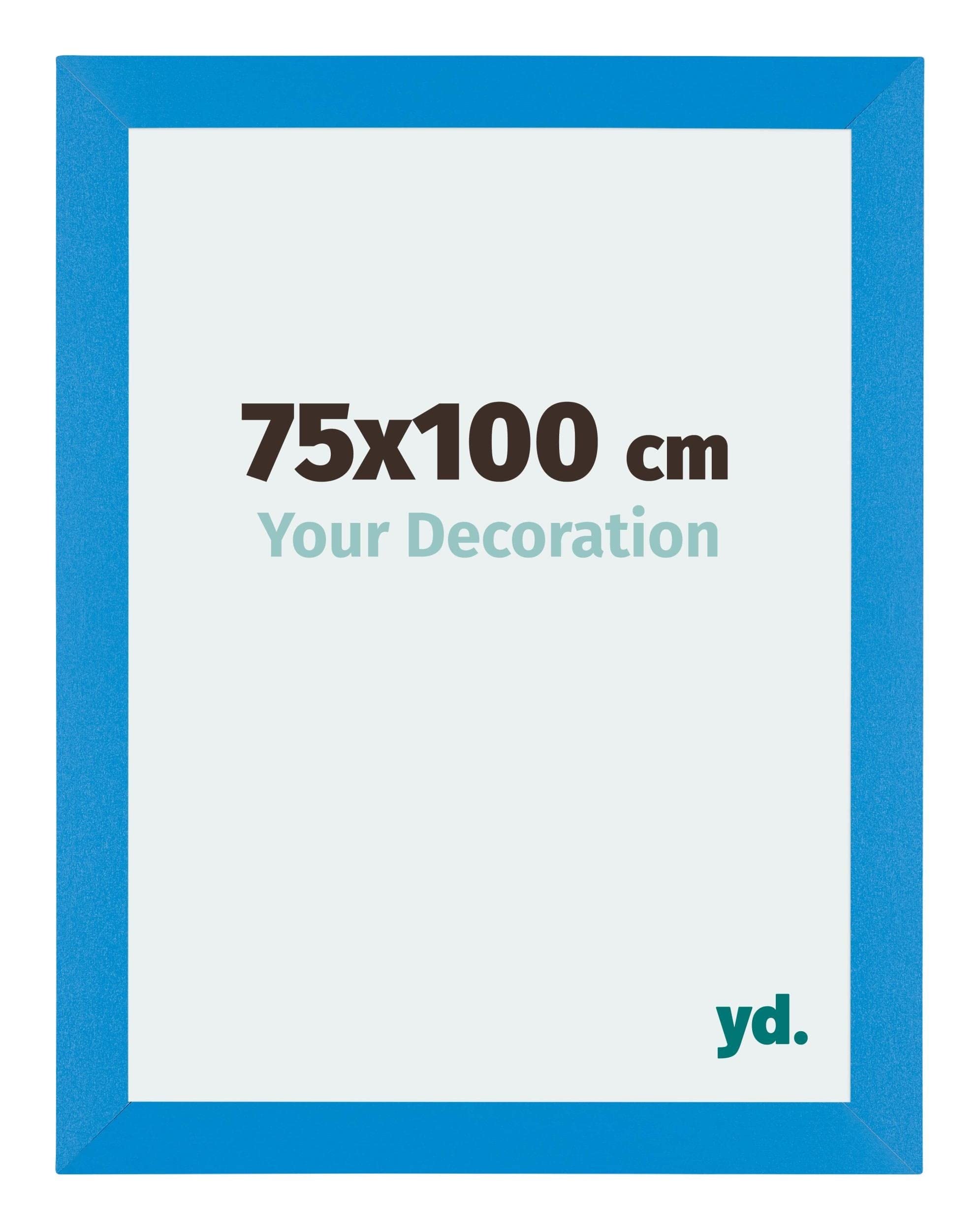 Your Decoration - Picture Frame 75x100 cm - Bright Blue - Decorative Wall Frame in MDF with Antireflection - Frame 75x100 - Mura — image 1