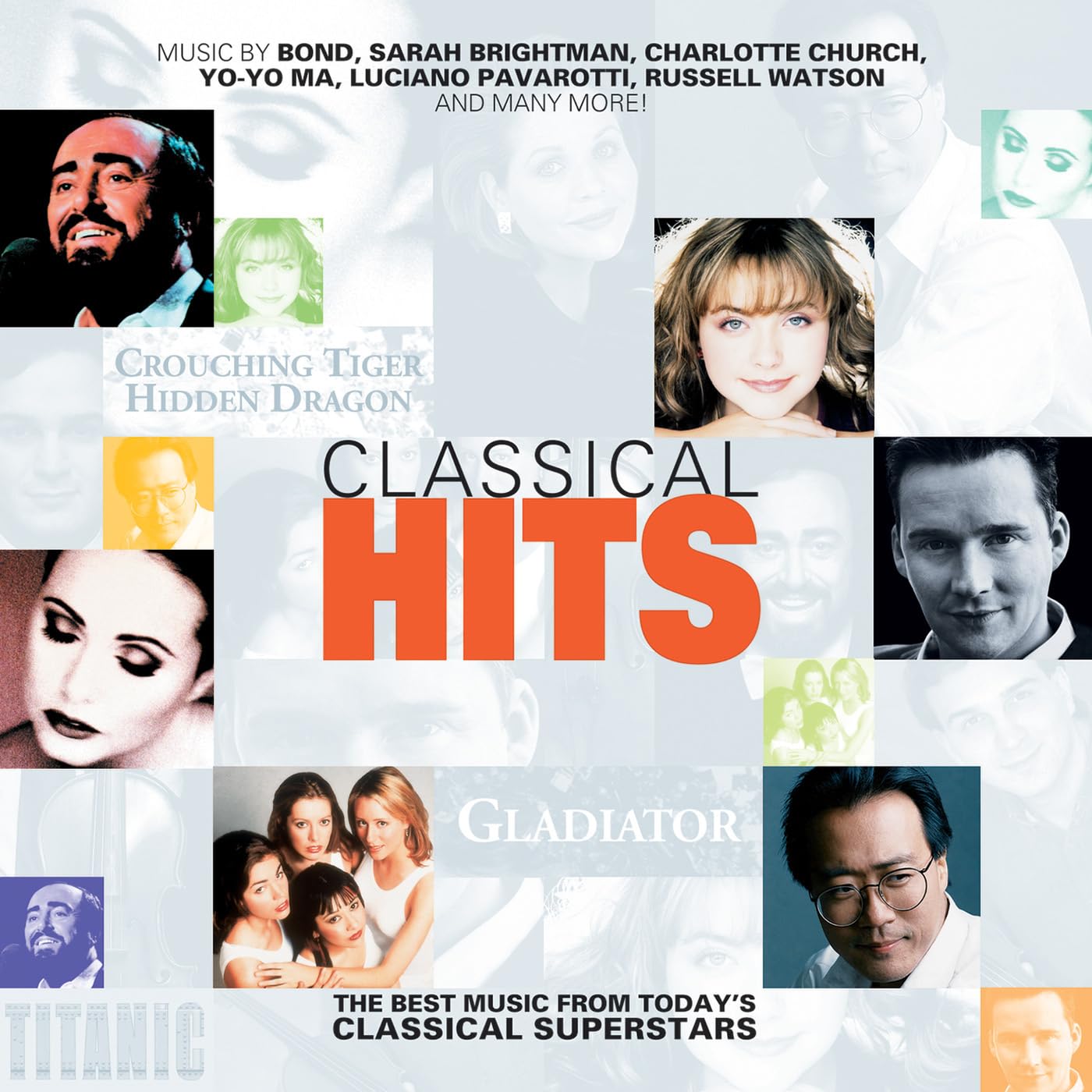 Classical Hits: The Best Music from Today's Classical Superstars [Audio CD] Lloyd Webber, Andrew; Huljic, Tonci; Williams, John [Film Composer]; Horner, James; Morricone, Ennio; Faure, Gabriel; Puccini, Giacomo; Bach, Johann Sebastian; Capua, Eduardo di; Brohn, William David; Shostakovich, Dmitry; Zimmer, Hans / Gerrard, Lisa; Tan, Dun; Orff, Carl; Clarke, Jeremiah; Vivaldi, Antonio; O'Connor, Mark; John Williams; London Symphony Orchestra and Various Artists