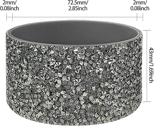 Miniatura 7 de Bling - Botas protectoras de silicona con purpurina, compatible con Stanley Tumbler de 20 a 40 onzas y botella de agua Hydro Flask de 12 a 24 onzas