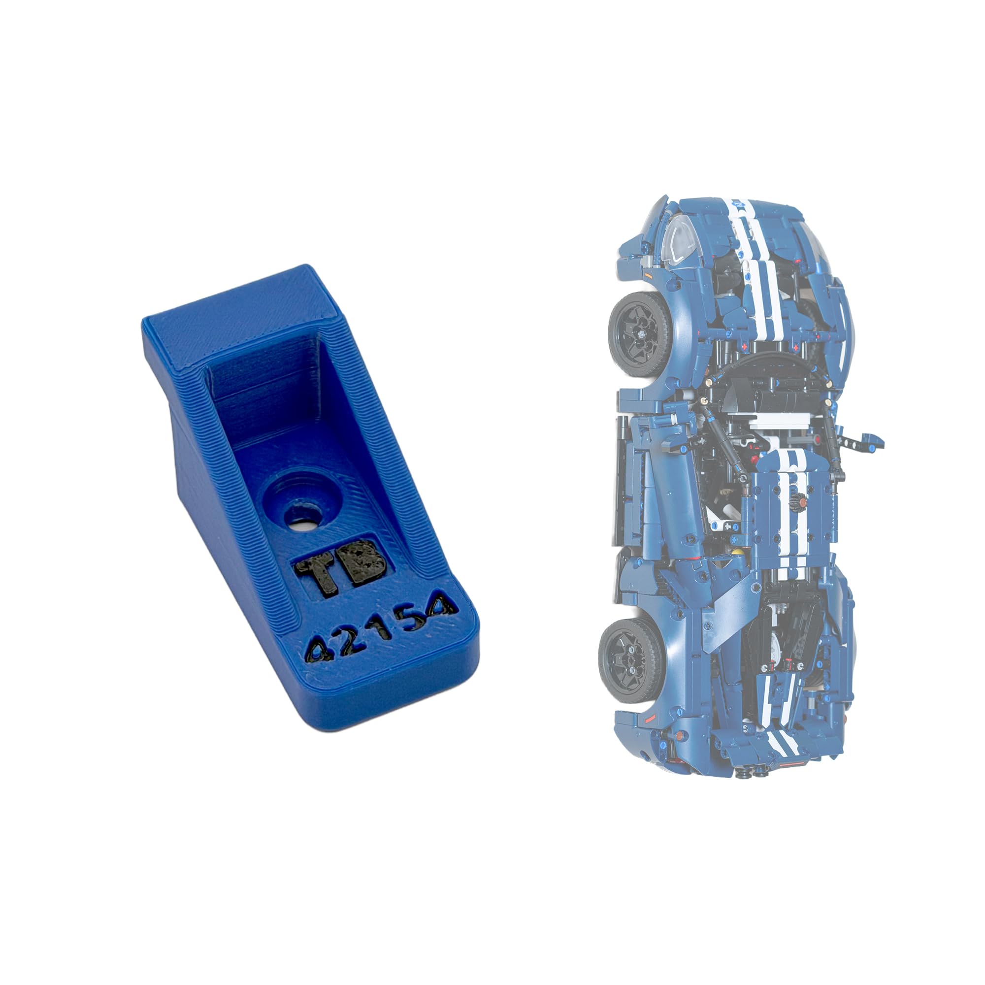 Vertical Wall Mount for Lego Technic Ford GT-42154 (Car NOT Included)