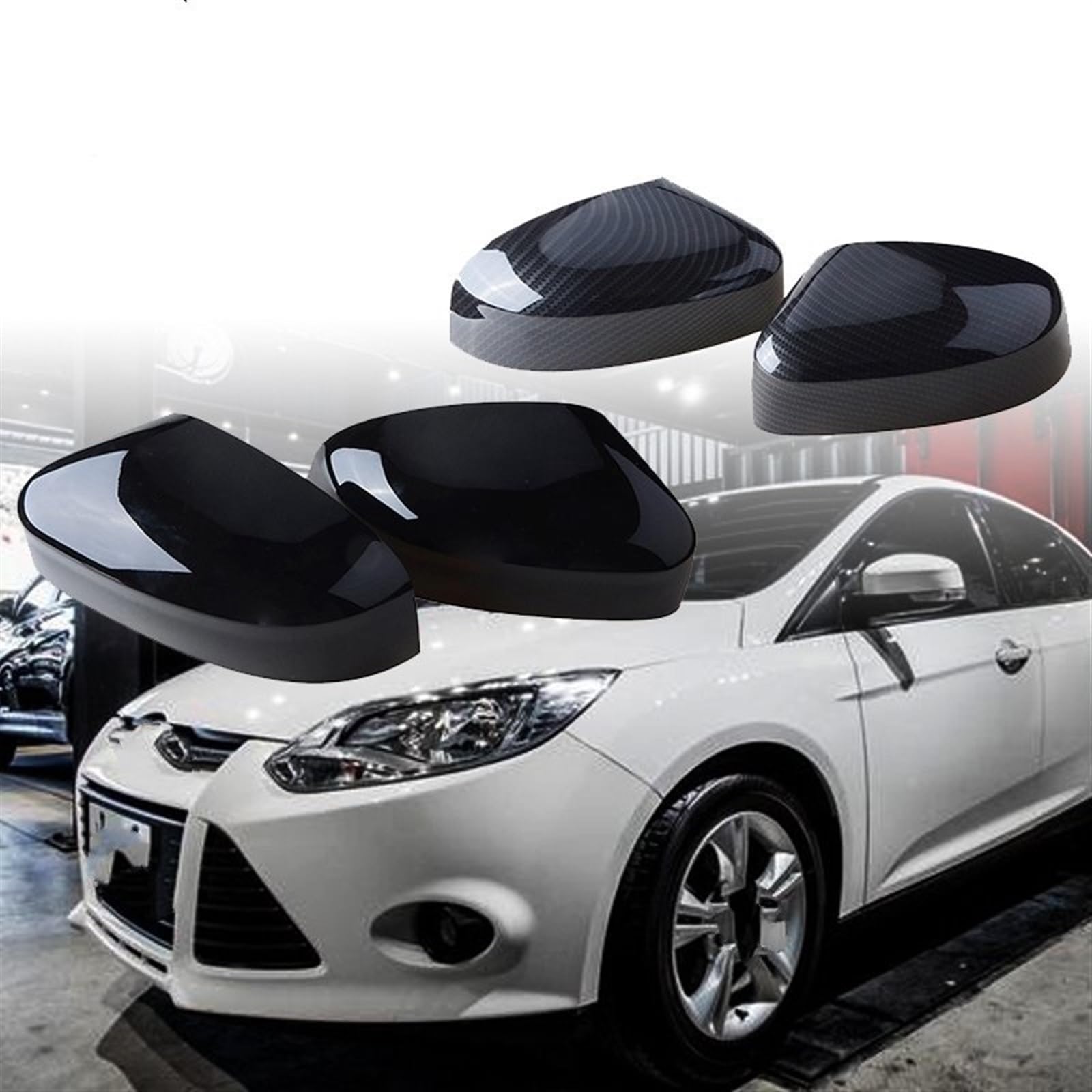Specchietto retrovisore dell'automobile Per FOCUS MK3 2012-2018 Per Mondeo Per MK4 Facelift 2010-2014 Accessori per auto Copertura specchietto retrovisore laterale(1)