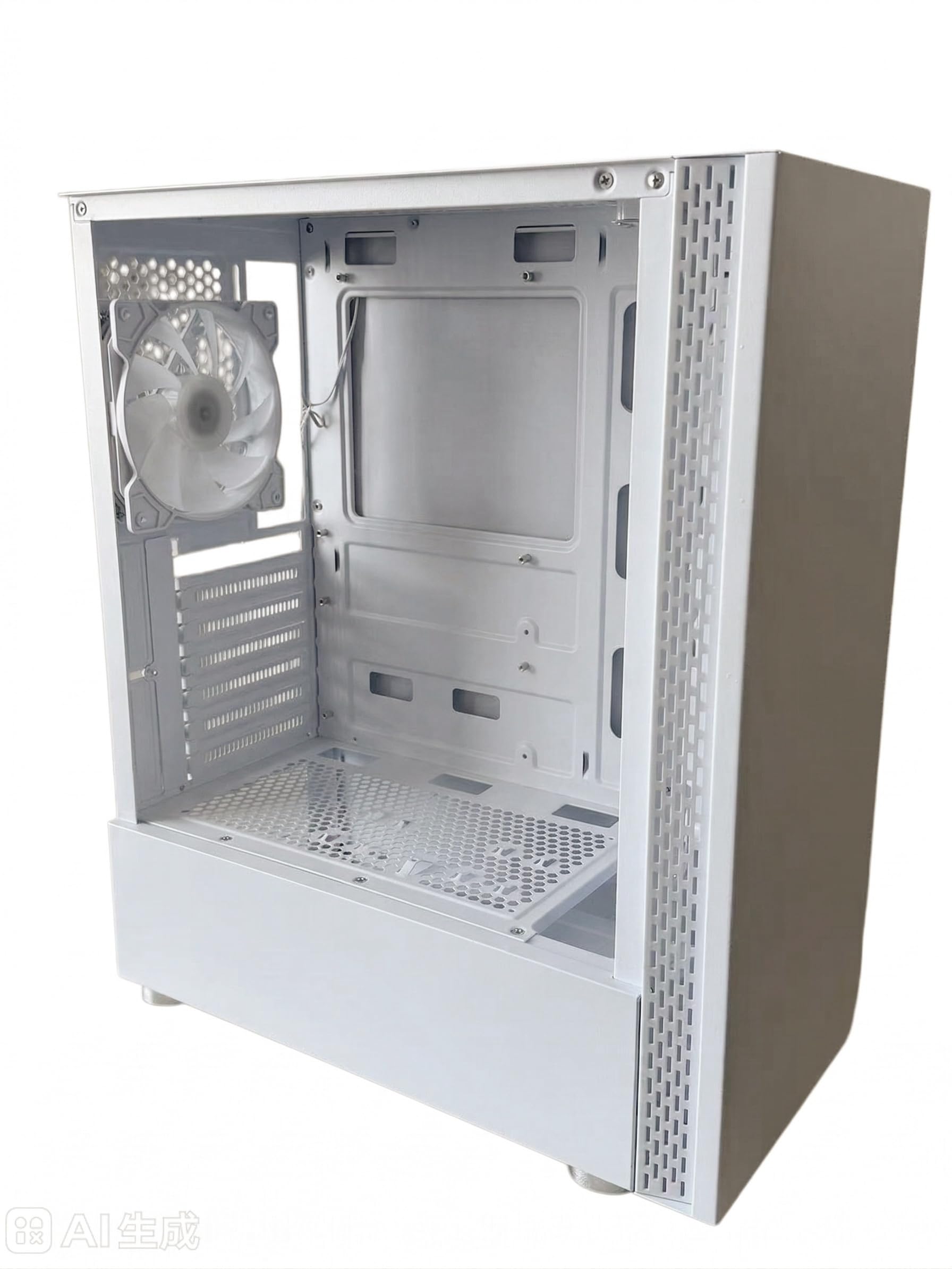 Amazon.co.jp: KAGAMI ATX/M-ATX/ITX 自作用PCケース ホワイト