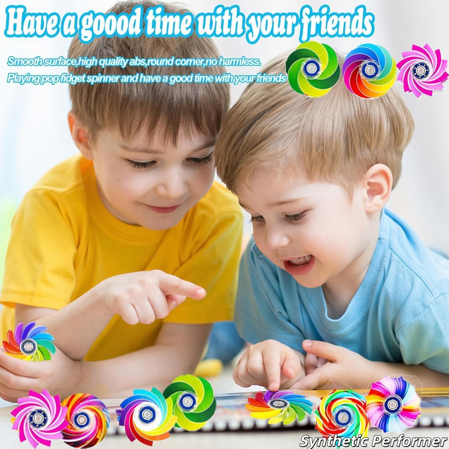40Pcs Fidget Spinners Bulk for Kids Adults, Fidget Toys Stress Relief, Classroom Prizes Party Favors Halloween Treat Bag Fillers Christmas Stocking Stuffers Birthday Goodie Bag Fillers Gifts