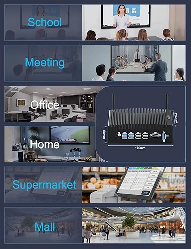 Miniatura 7 de Mini PC Windows 11 Pro, Core i9-11900H (hasta 4.90 GHz) Mini PC de escritorio de 8 núcleos y 16 hilos, 32 GB  1 TB, ventilador Mini PC compatible