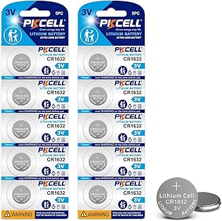 CR1632 Lithium Coin Cell Battery, 3 Volt, Long Lasting Power