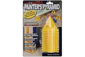 Painters Pyramid Stands - STURDY, PORTABLE, ADJUSTABLE and CONVENIENT Step Stool for Painting Projects