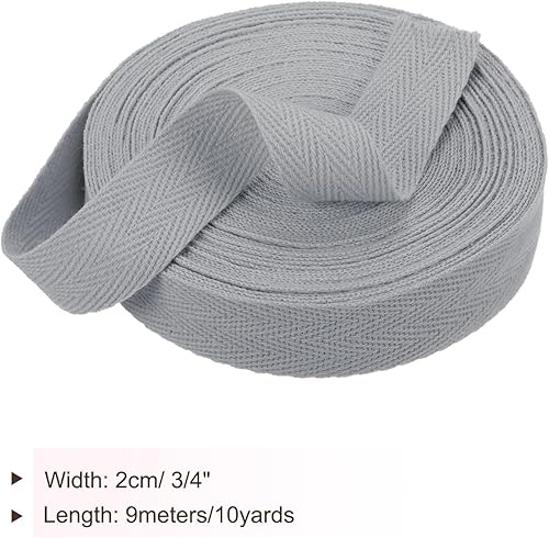 Vista 264 de PATIKIL Cinta de sarga de algodón de 3/4 pulgadas, 10 yardas, cinta de encuadernación al bies, cinta de espiga para costura, envoltura de regalos
