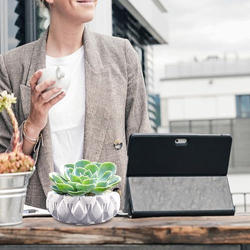 Miniatura 6 de Molde para maceta, molde de jarrón 3D de resina de silicona, molde de hormigón, maceta de suculentas, molde de silicona de resina epoxi, hecho en