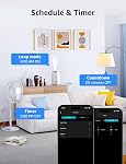 Lepro P1 Smart Plug Mini 15A, WiFi Outlet Plugs Compatible with Alexa & Google Assistant, Voice/APP Control, Timer & Group Controller, ETL & FCC Certified, 2.4GHz Only, 4-Pack