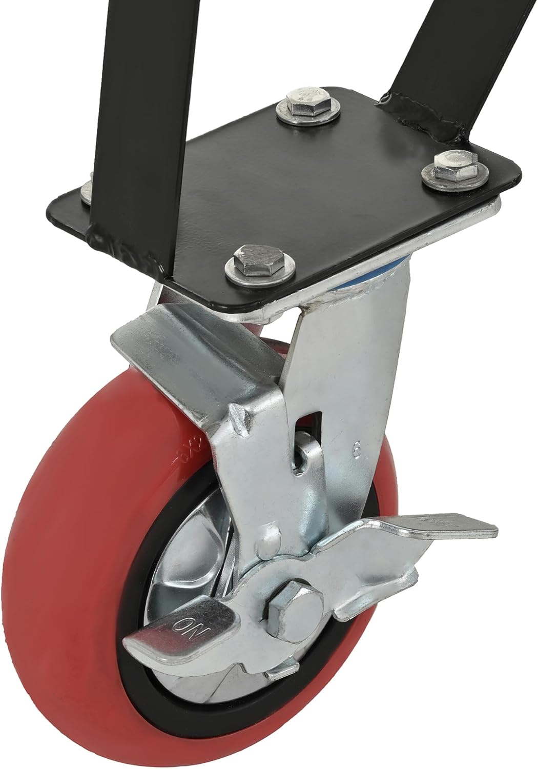 Versatile Heavy Duty Tri-Wheel Trailer Dolly - 800 lbs Load Capacity with 2" Hitch Ball and Adjustable Height (18" to 25") - Ideal for RVs, Boats, and Farming Equipment