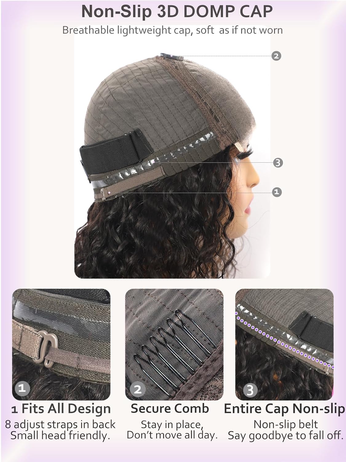 14 Inch Highlight Curly Bob Wig Human Hair Glueless Wigs for Black Women P4/27 Shoulder Length Curly Human Hair Wig Ombre Honey Blonde Lace Front Wigs C Part Natural Hairline