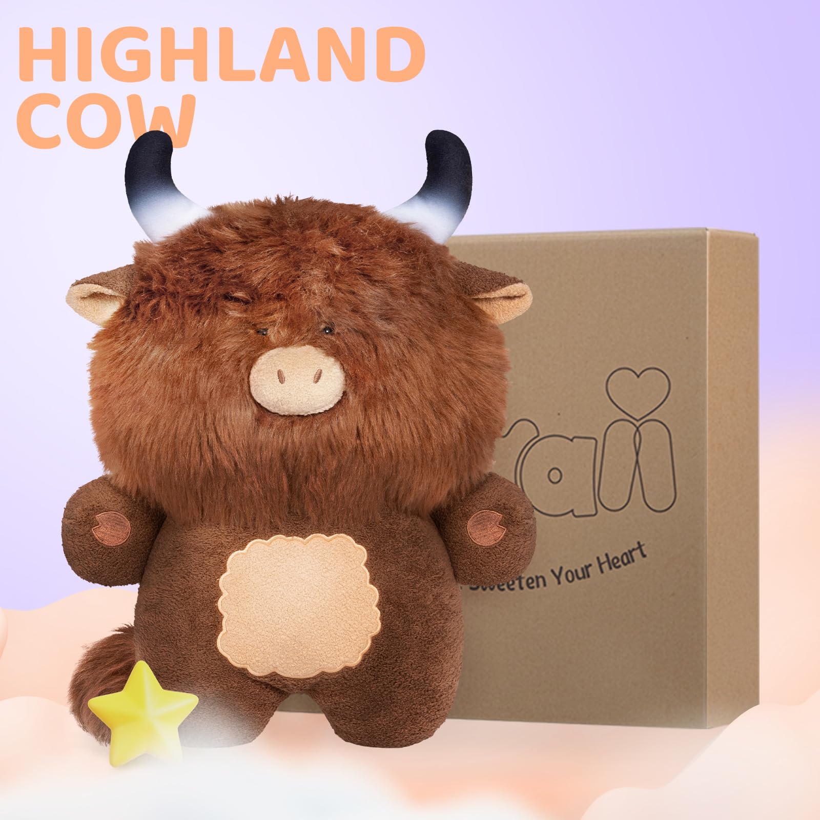 Mewaii Duftendes Kuscheltier – Süße Milchtee-Kuh Mit Duftsäckchen, Kuschelweich & Kawaii